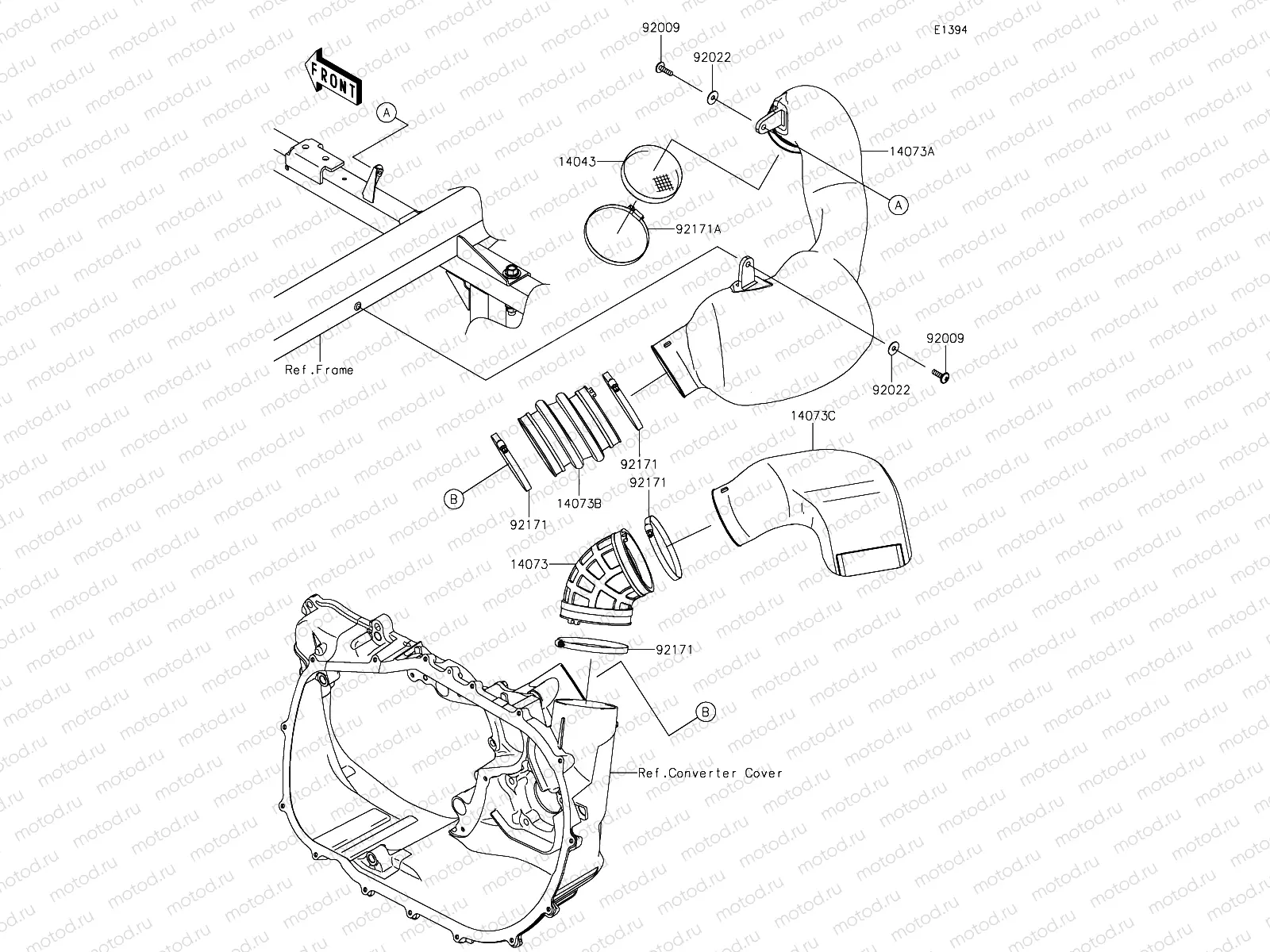 Air Cleaner-Belt Converter