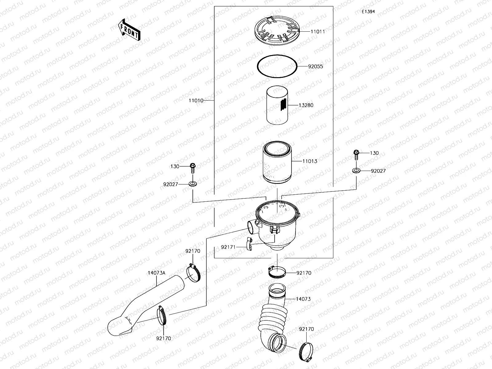 Air Cleaner-Belt Converter