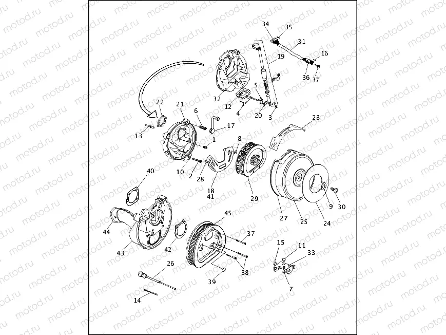 AIR CLEANER & ENRICHENER - CARBURETED (2 OF 2)