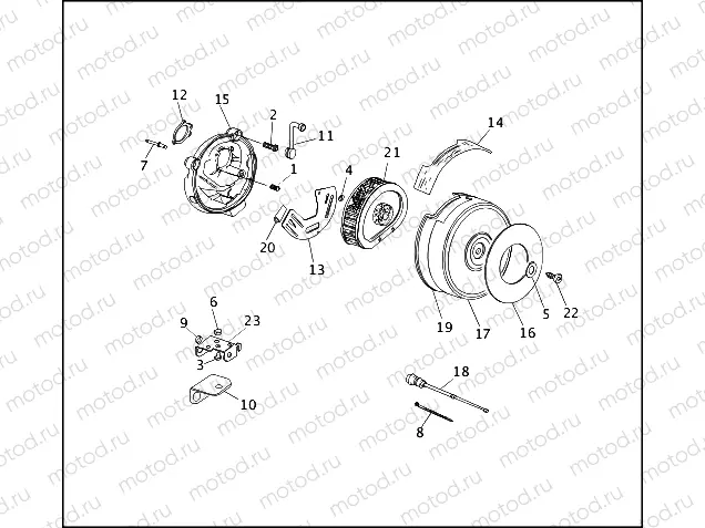 AIR CLEANER & ENRICHMENT CABLE
