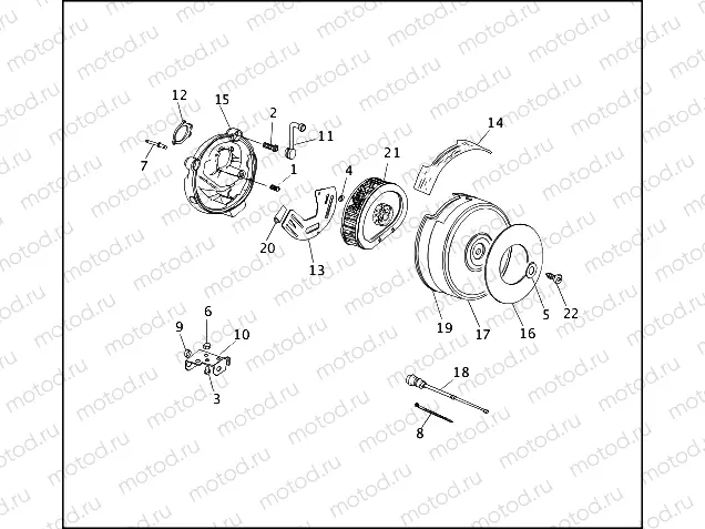 AIR CLEANER & ENRICHMENT CABLE