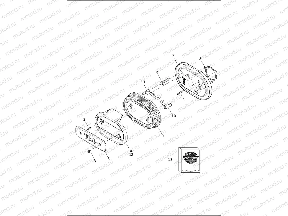 AIR CLEANER - FLFBS, FLHCS, FXBRS, FXFBS, FXLRS, FLFBSANV