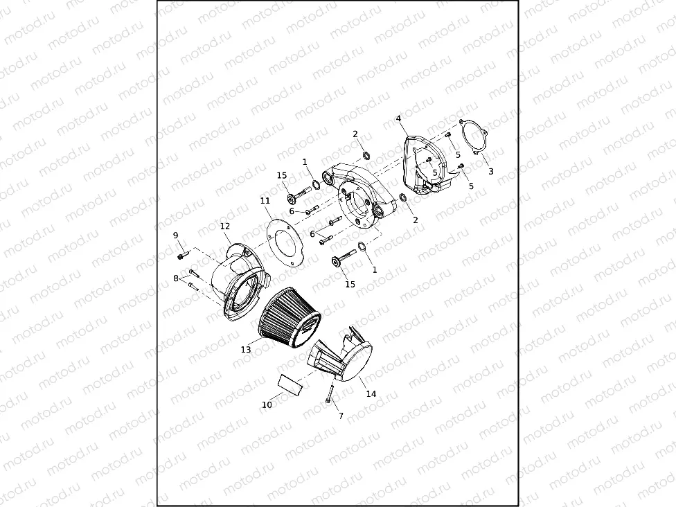 AIR CLEANER - FLHXST AND FLTRXST