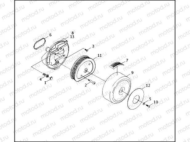 AIR CLEANER - FUEL INJECTED