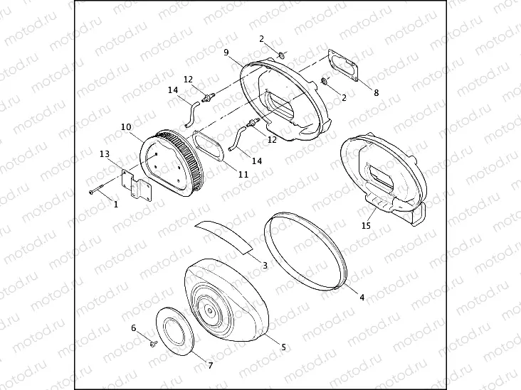 AIR CLEANER - FUEL INJECTED