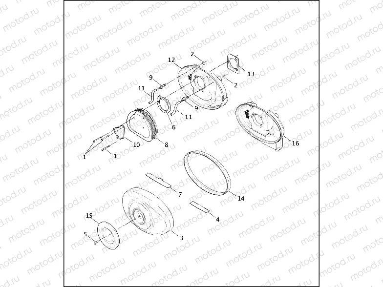 AIR CLEANER - FUEL INJECTED MODELS