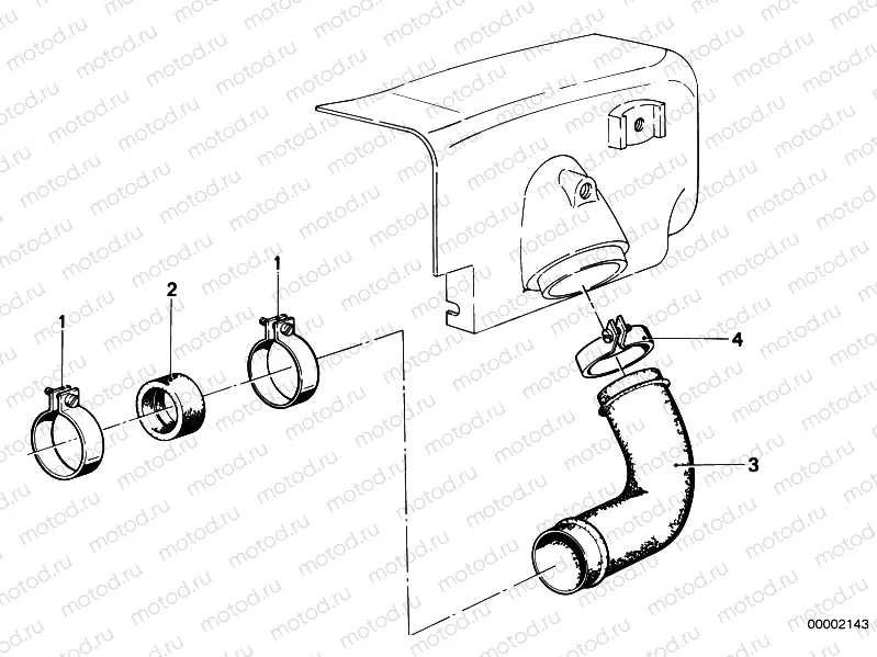 Air cleaner-intake manifold