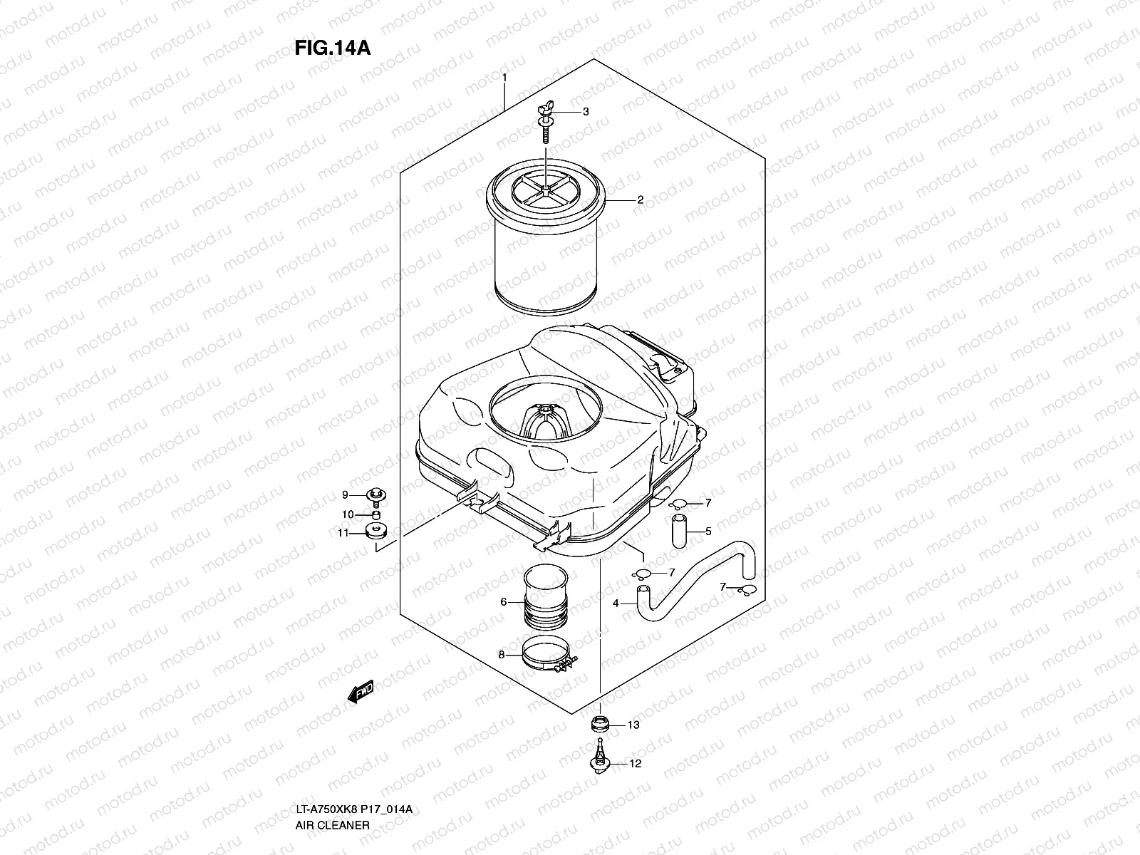 AIR CLEANER (LT-A750XL0)