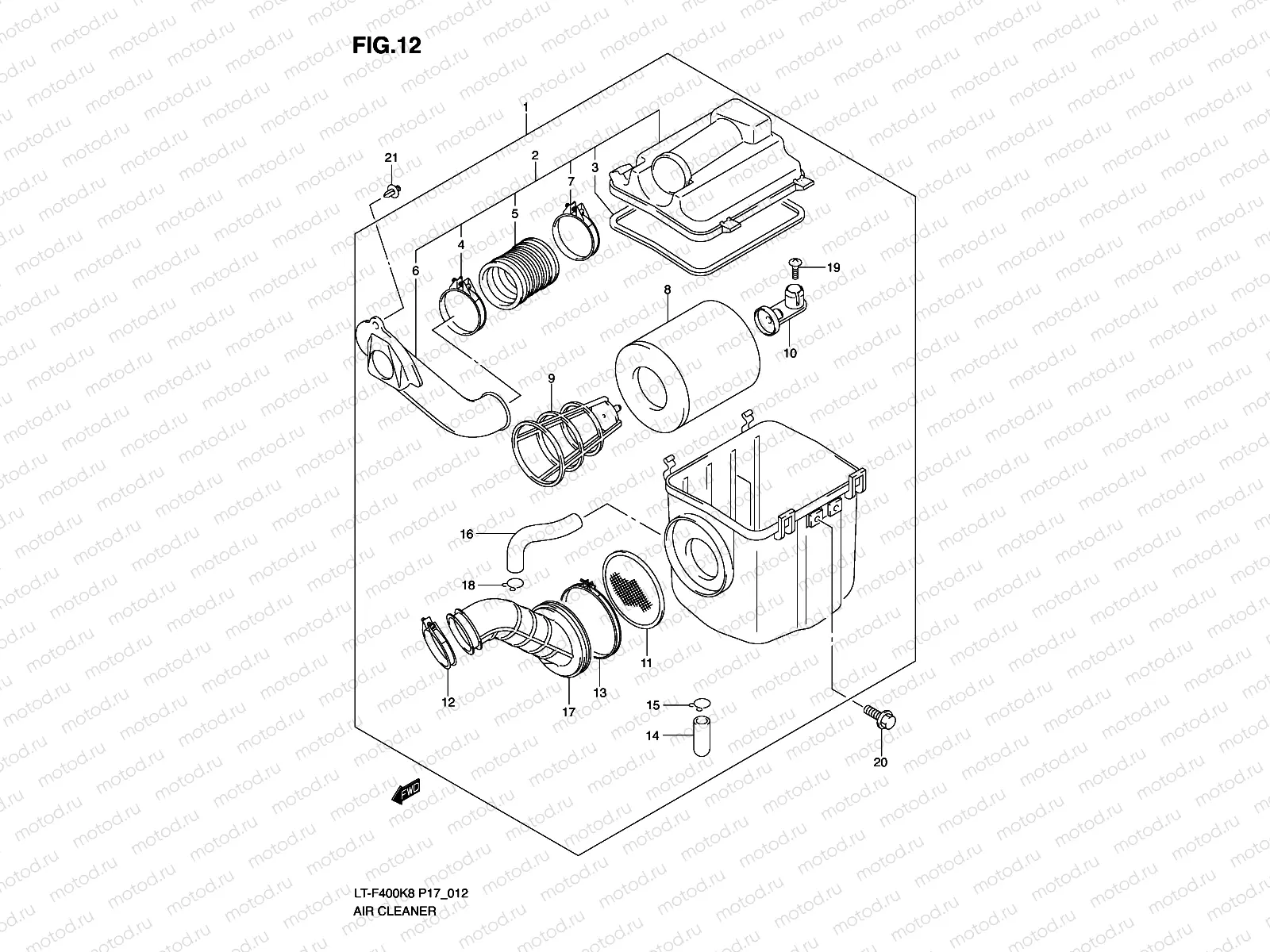 AIR CLEANER (MODEL K8/K9)