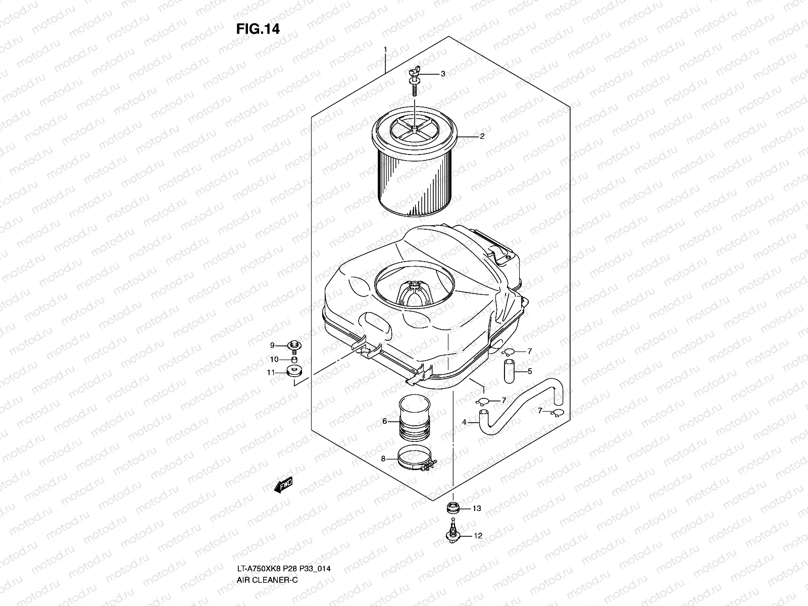 AIR CLEANER (MODEL K8/K9)