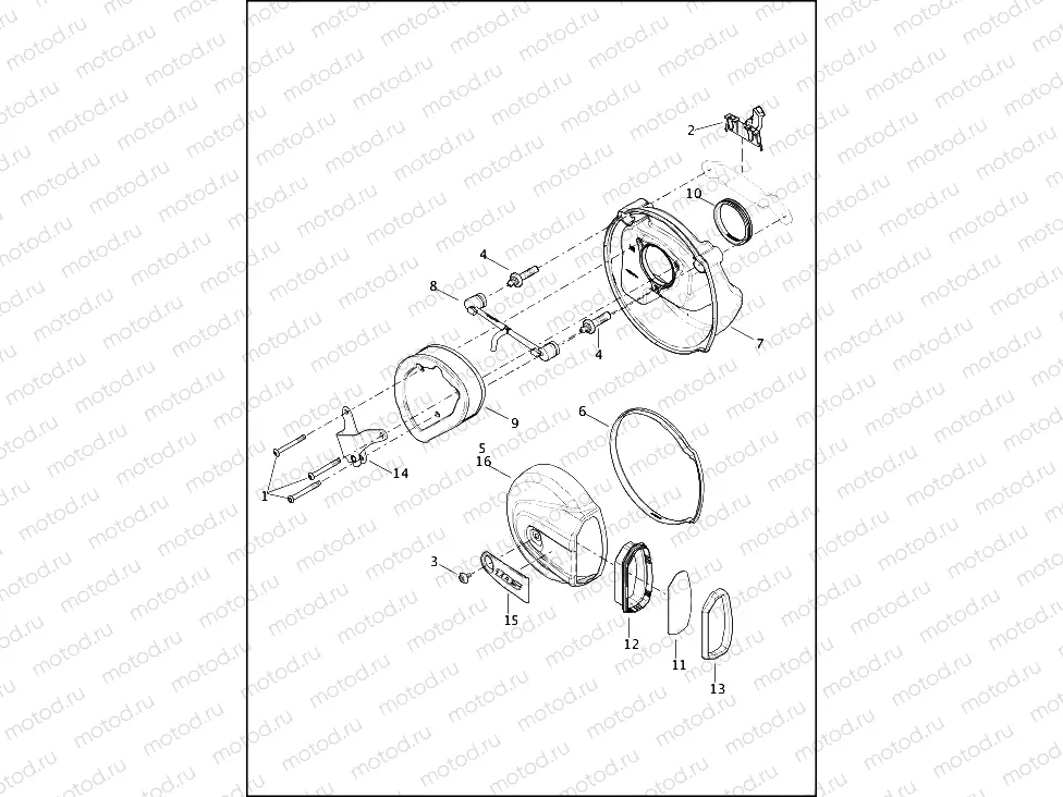 AIR CLEANER - TWIN CAM 103â¢