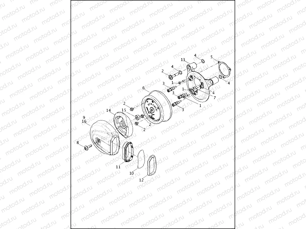 AIR CLEANER - TWIN CAM 110â¢ - FLSS