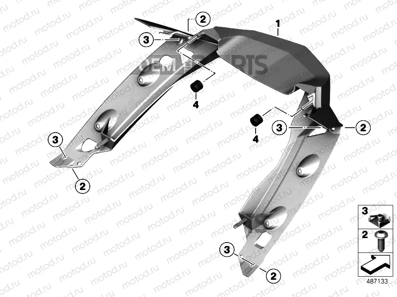 AIR DUCT, OIL COOLER