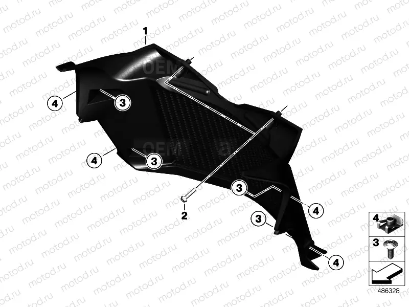 AIR DUCTING, RADIATOR