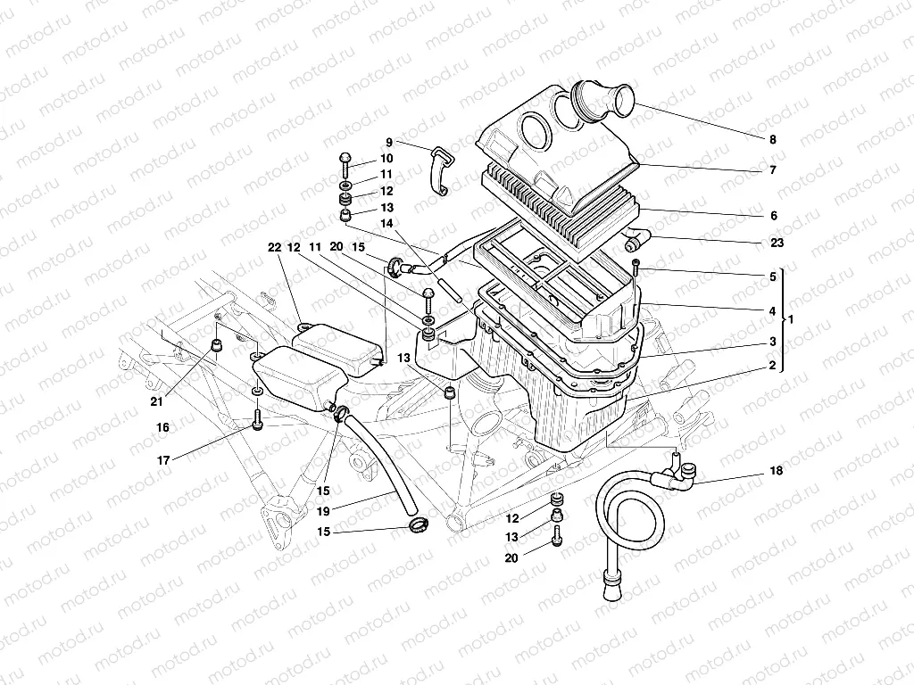 AIR INDUCTIO AND OIL VENT