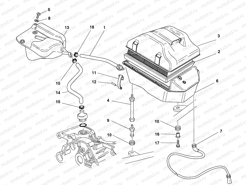 AIR INDUCTIO AND OIL VENT