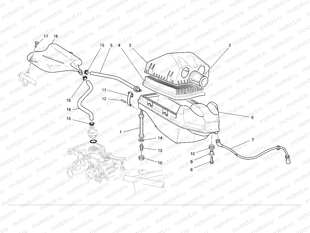 AIR INDUCTIO AND OIL VENT
