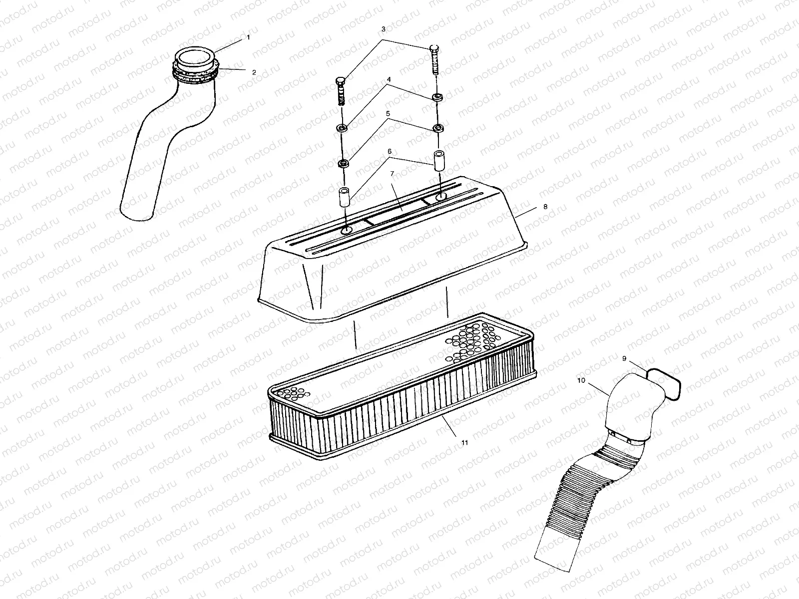 AIR INTAKE - B994596 (4955995599b007) | AIR INTAKE - B994596 (4955995599b007)