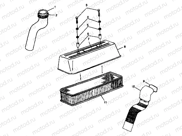 AIR INTAKE - I984590 (4946314631b007) | AIR INTAKE - I984590 (4946314631b007)