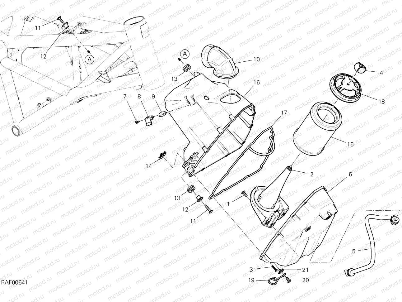 AIR INTAKE & OIL BREATHER