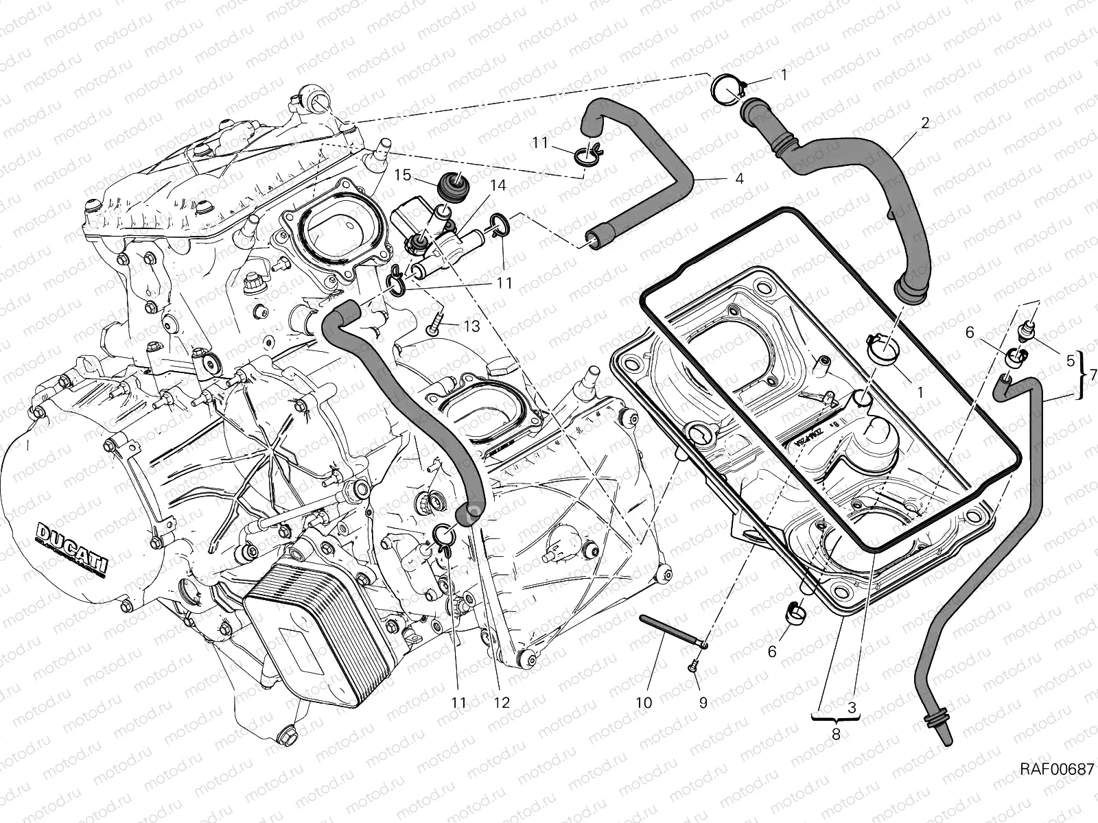 AIR INTAKE - OIL BREATHER