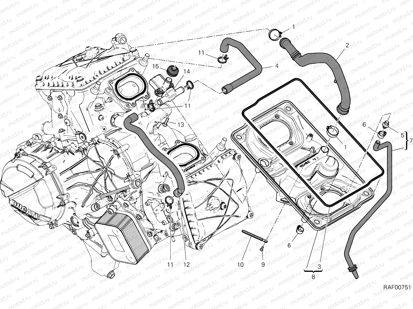 AIR INTAKE - OIL BREATHER