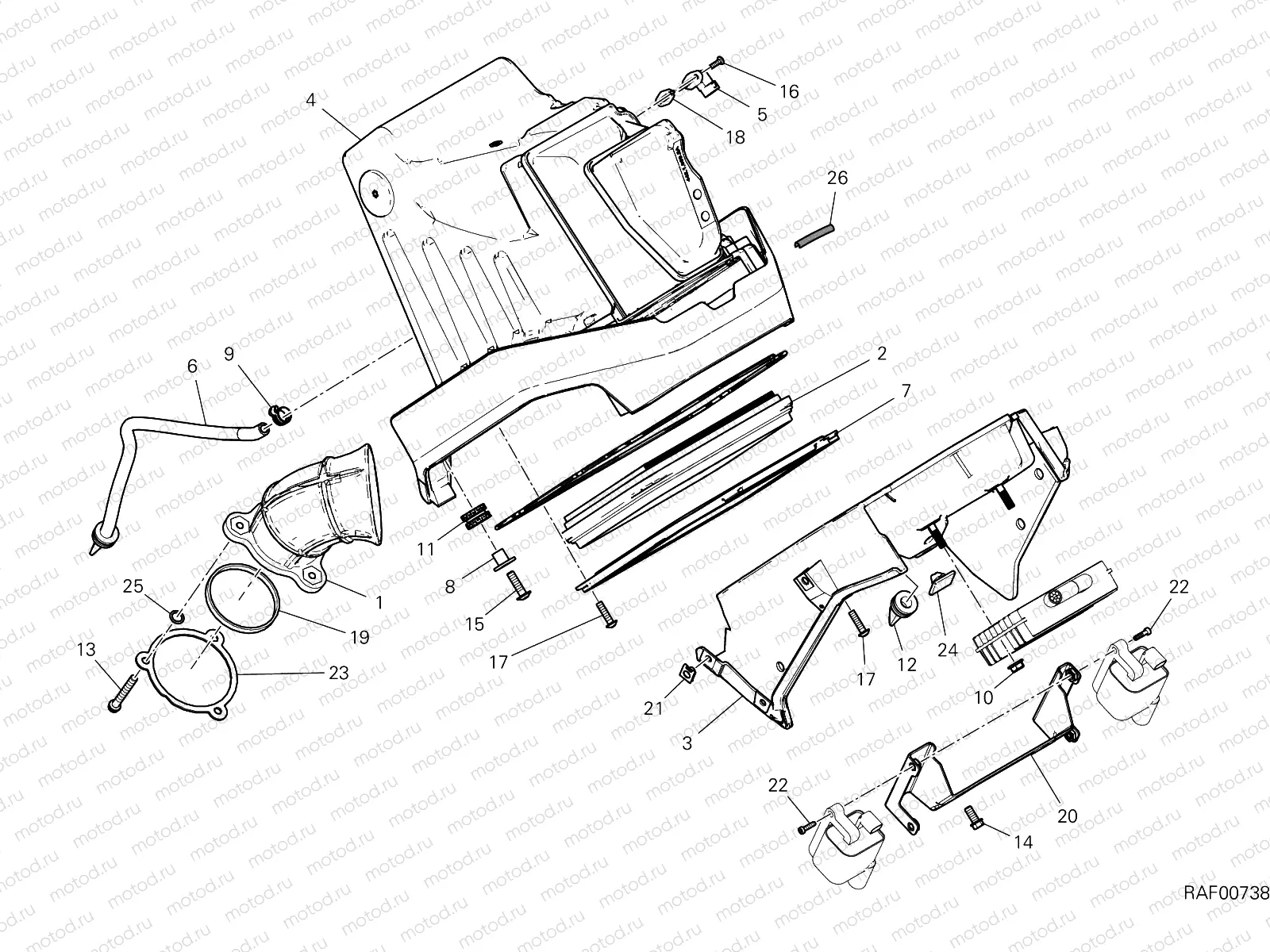 AIR INTAKE - OIL BREATHER