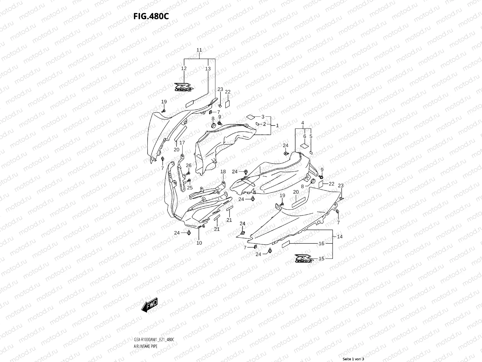 AIR INTAKE PIPE (Z)