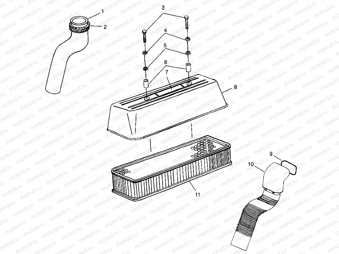 AIR INTAKE SLTX B974590 and INTL. SLTX I974590 (4941214121B007) | AIR INTAKE SLTX B974590 and INTL. SLTX I974590 (4941214121B007)