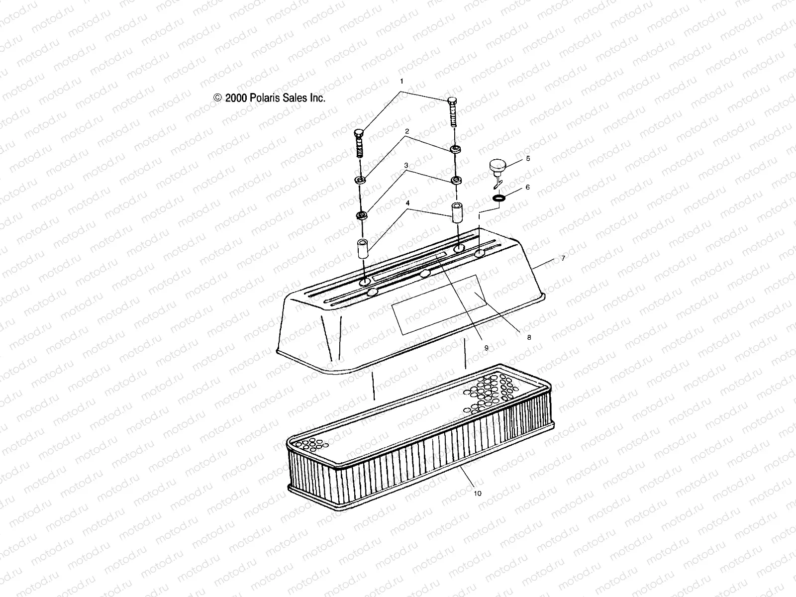 AIR INTAKE - W025198C/D/I (4971357135B07) | AIR INTAKE - W025198C/D/I (4971357135B07)