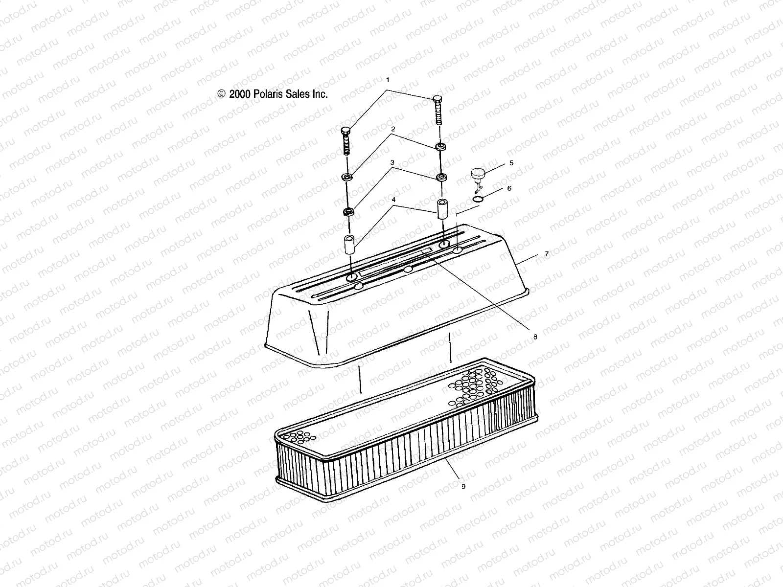 AIR INTAKE - W025199D/W025199I (4971327132B07) | AIR INTAKE - W025199D/W025199I (4971327132B07)