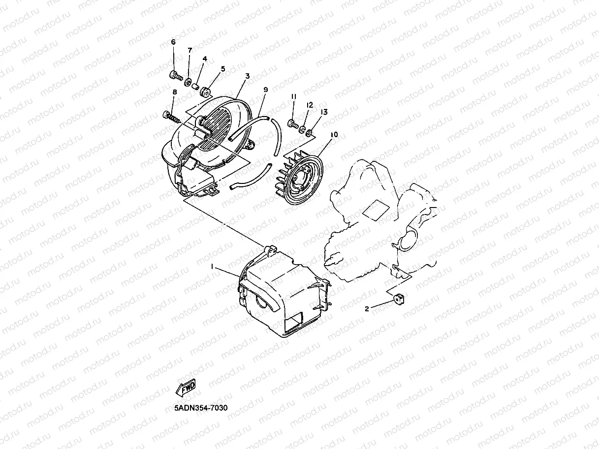 AIR SHROUD. FAN