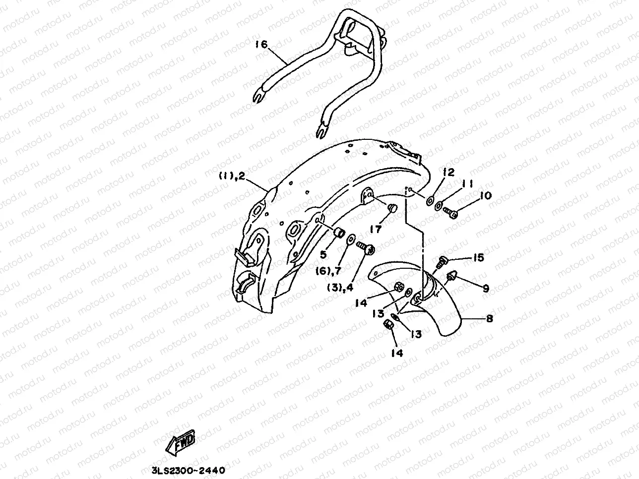 ALTERNATE (FENDER) FOR DNK,HLD,BEL,FIN