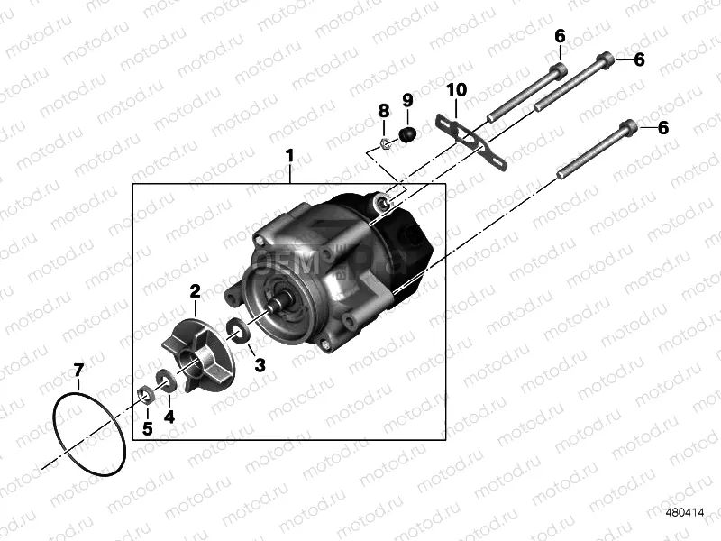ALTERNATOR BOSCH 55A