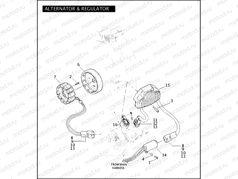 ALTERNATOR & REGULATOR