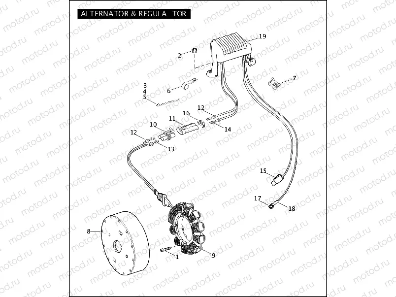ALTERNATOR & REGULATOR