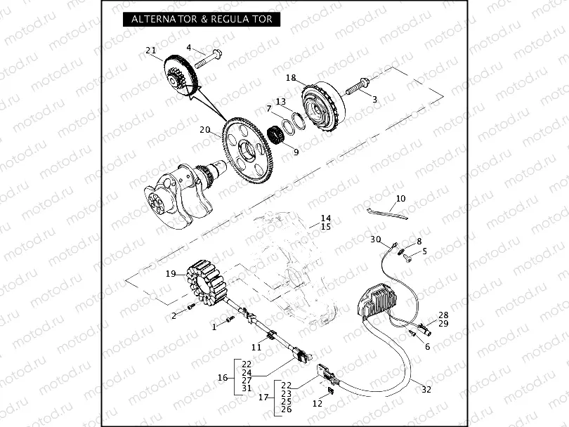 ALTERNATOR & REGULATOR