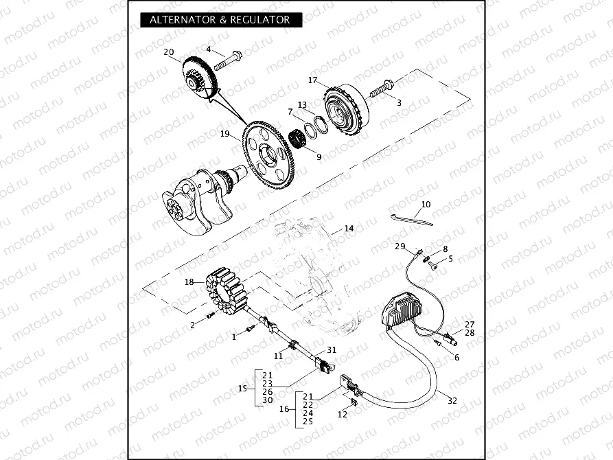 ALTERNATOR & REGULATOR