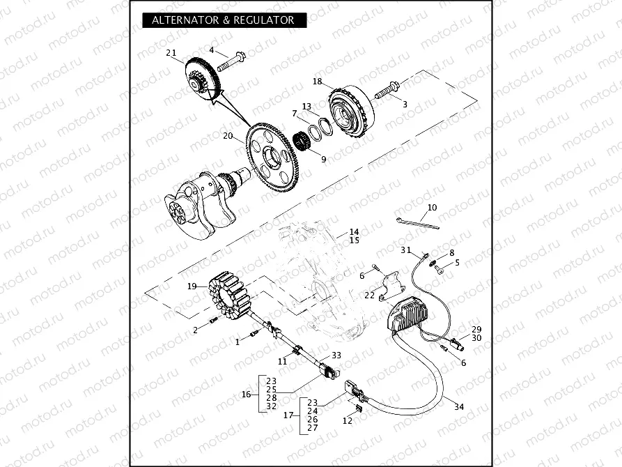 ALTERNATOR & REGULATOR