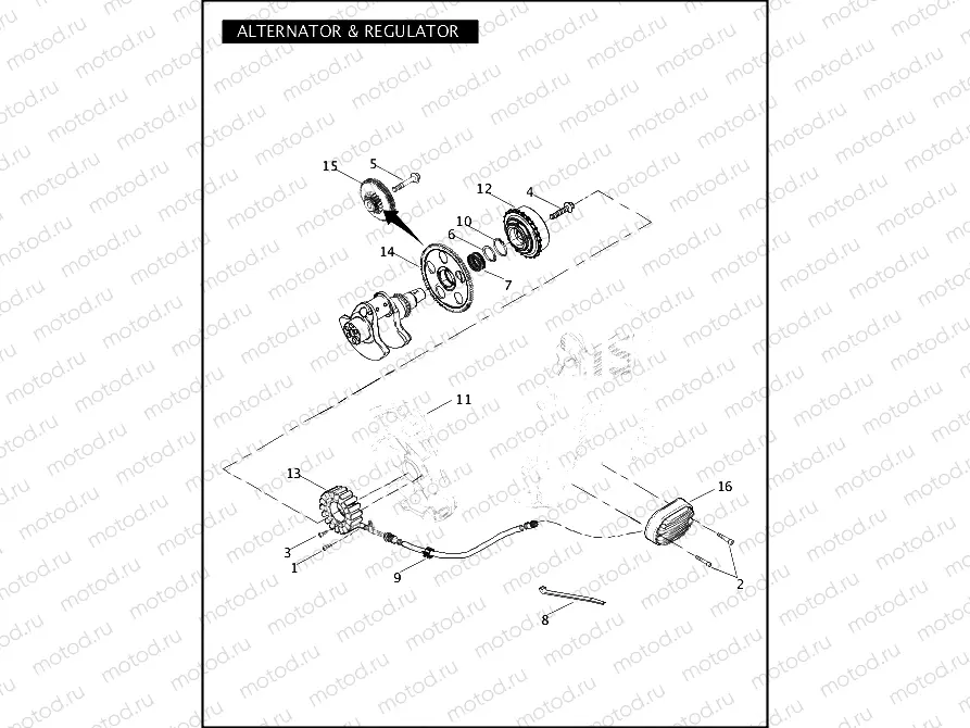 ALTERNATOR & REGULATOR