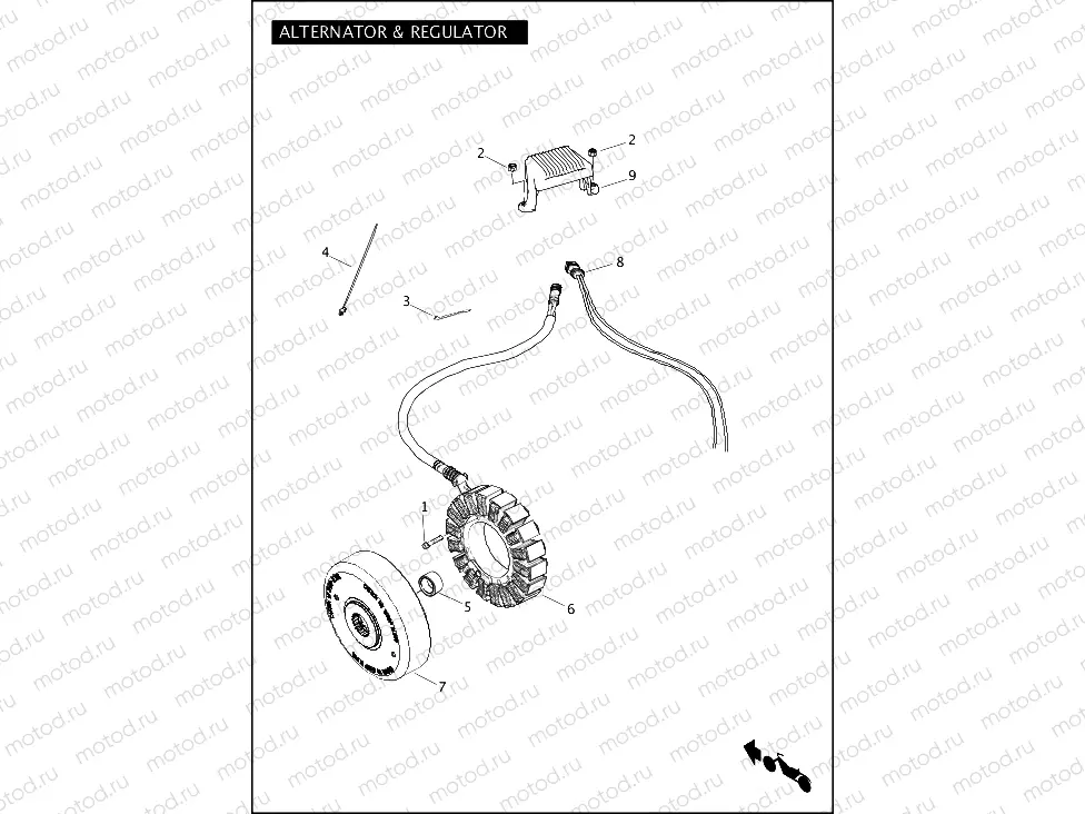 ALTERNATOR & REGULATOR