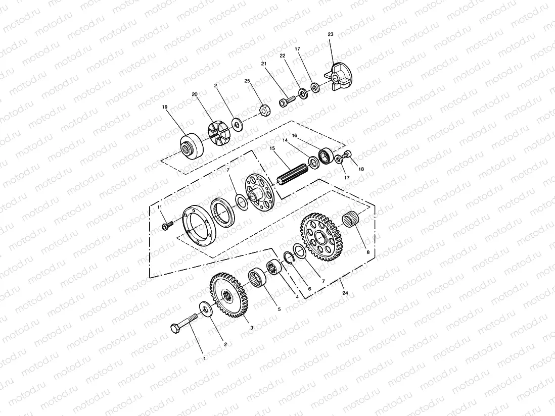 Alternator & Starter Drive Gears