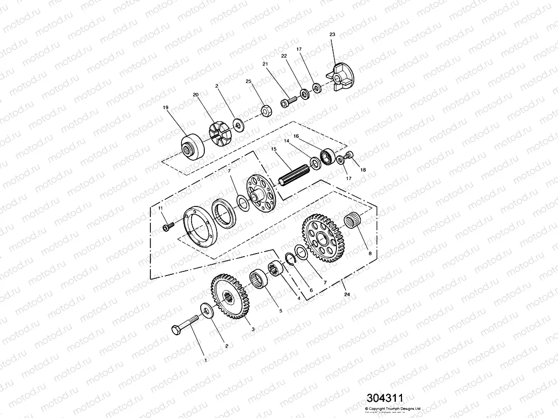 Alternator/ Starter Drive Gears