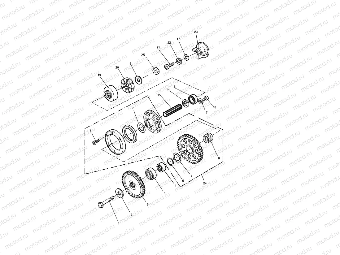 Alternator/ Starter Drive Gears