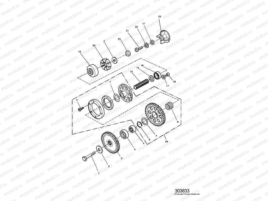Alternator/ Starter Drive Gears