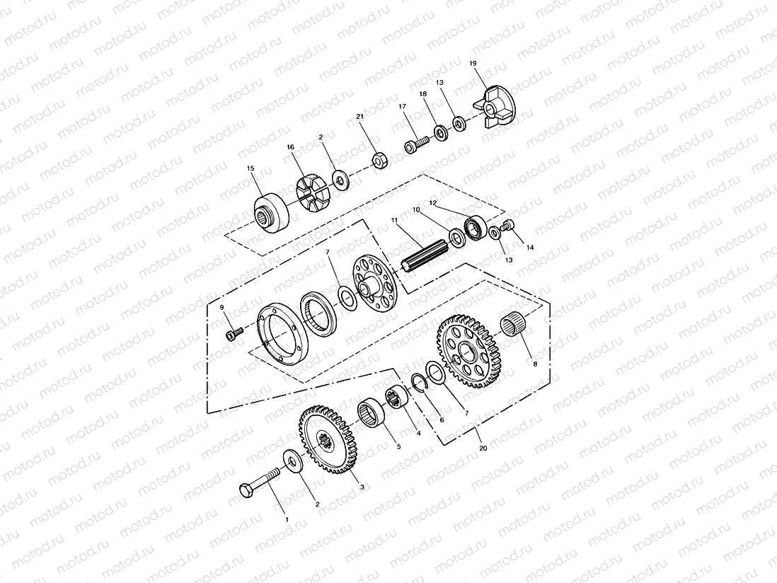 Alternator & Starter Drive Gears
