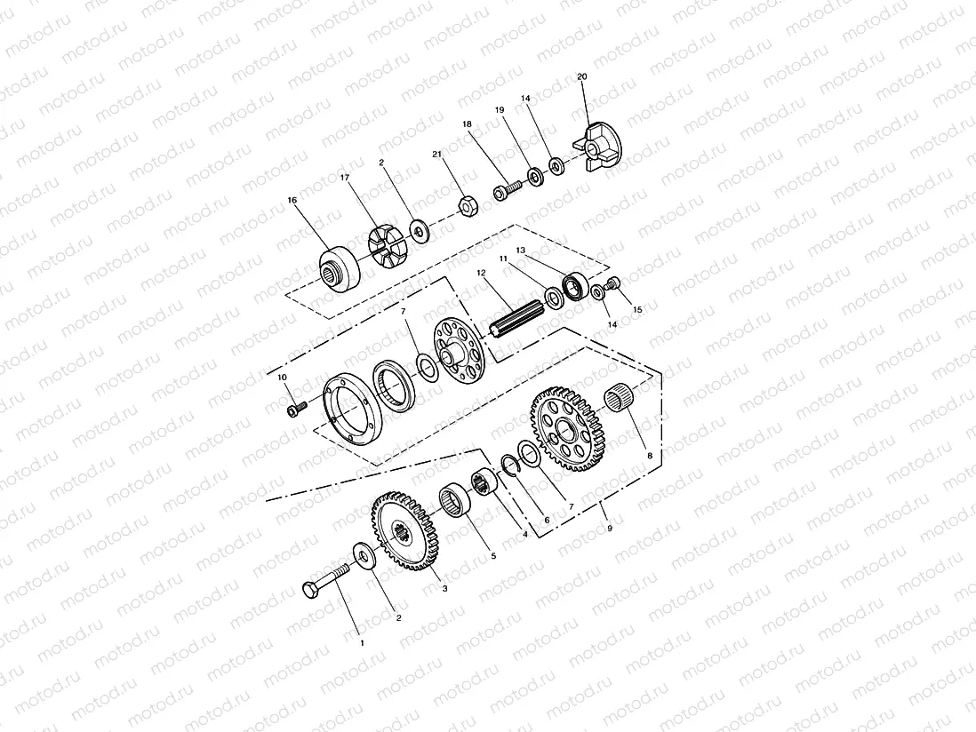 Alternator/ Starter Drive Gears