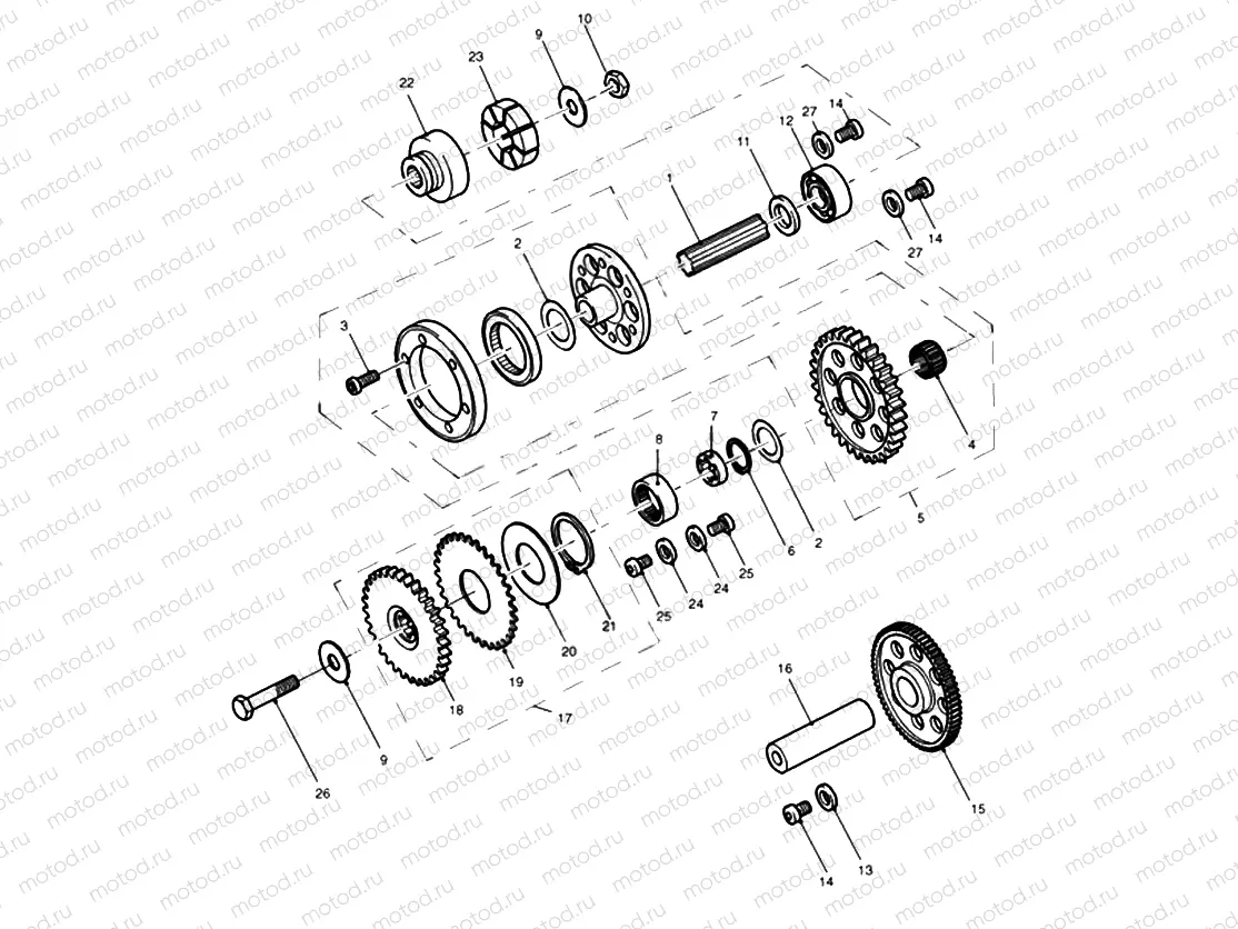 Alternator & Starter Drive Gears