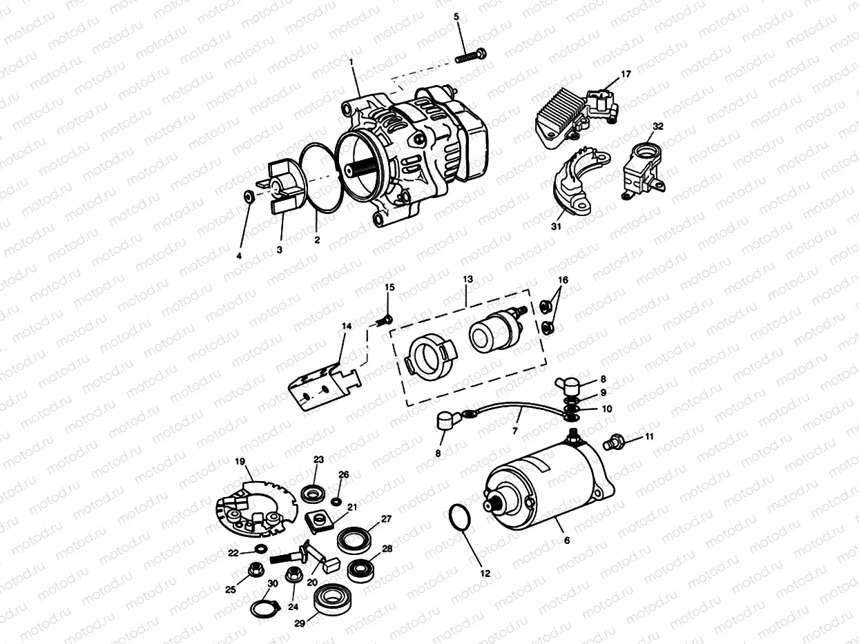 Alternator/Starter