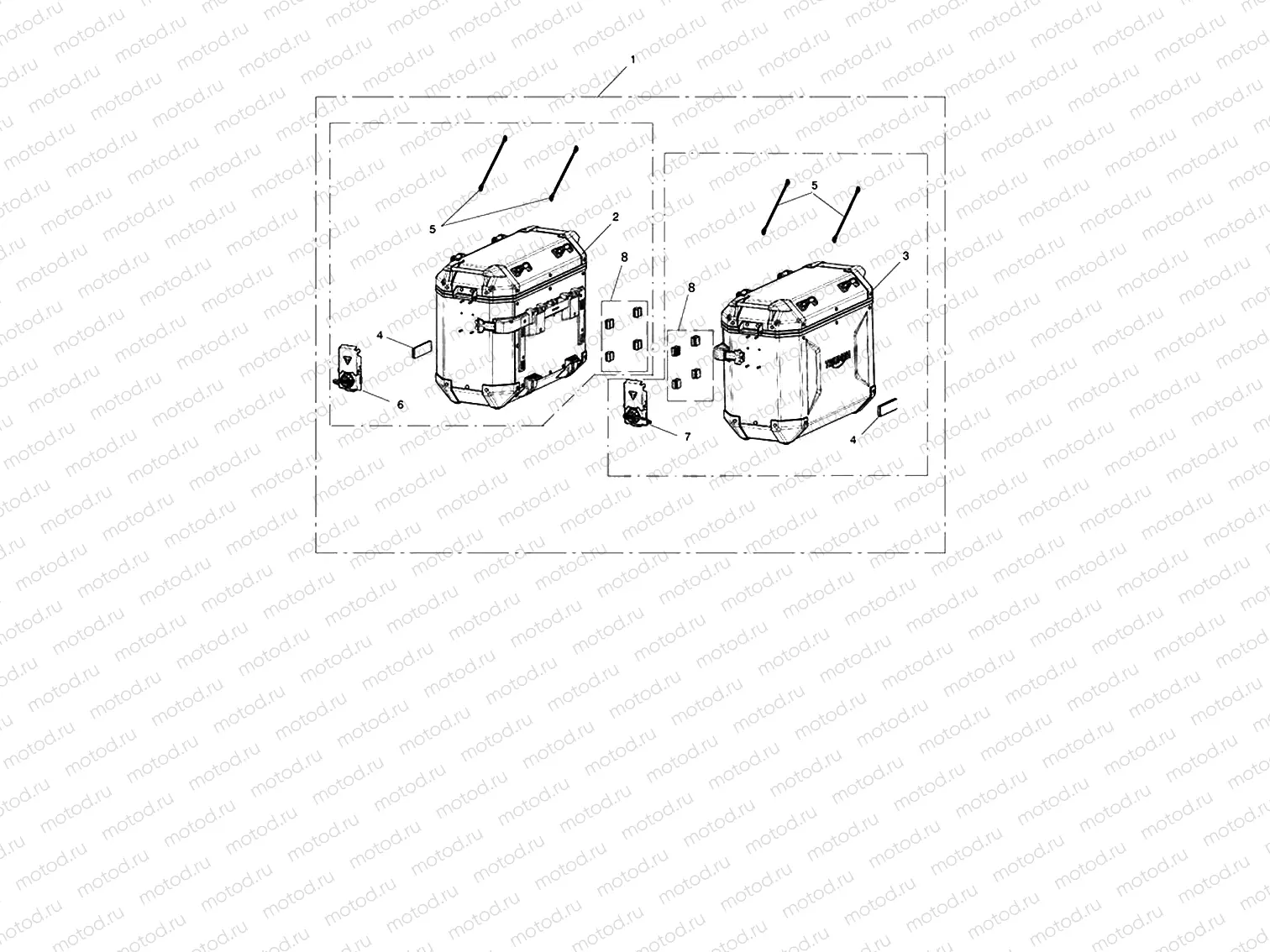Aluminium Pannier Kit (Expedition)